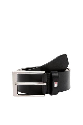 Leren Riem - Tommy Hilfiger - Zwart