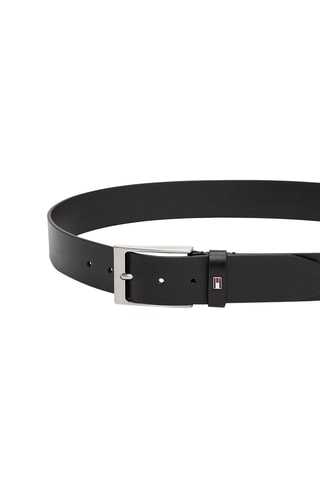 Leren Riem - Tommy Hilfiger - Zwart