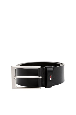 Leren Riem - Tommy Hilfiger - Zwart
