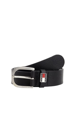 Leren Riem - Tommy Hilfiger - Zwart
