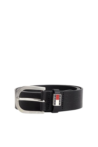 Leren Riem - Tommy Hilfiger - Zwart