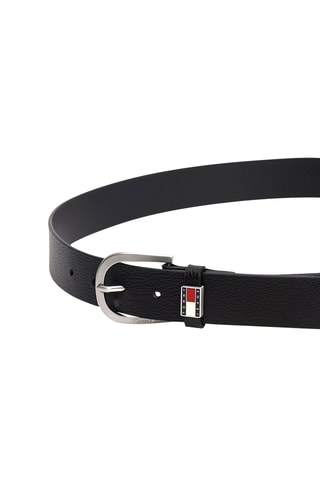 Leren Riem - Tommy Hilfiger - Zwart