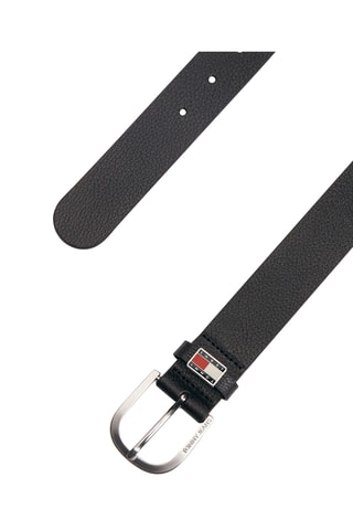 Leren Riem - Tommy Hilfiger - Zwart