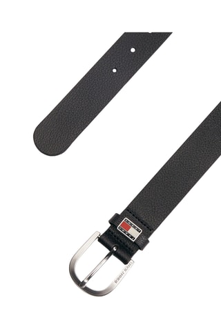 Leren Riem - Tommy Hilfiger - Zwart