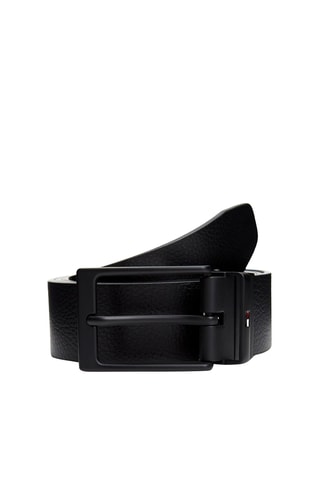 Dubbelzijdige Leren Riem - Tommy Hilfiger - Zwart