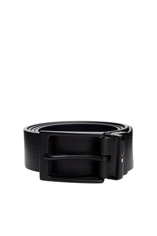 Dubbelzijdige Leren Riem - Tommy Hilfiger - Zwart