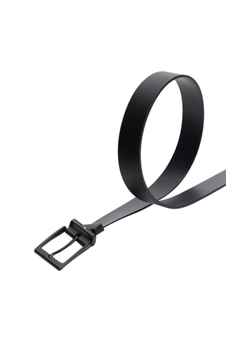 Dubbelzijdige Leren Riem - Tommy Hilfiger - Zwart