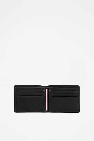 Leren Portefeuille en Biljettenklem - Tommy Hilfiger - Zwart
