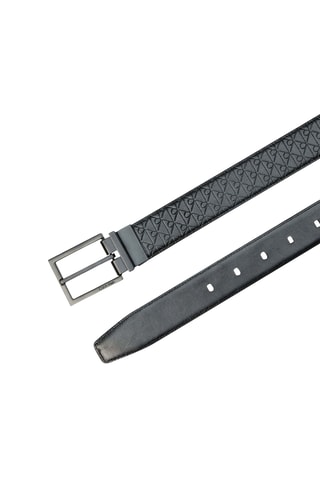 Dubbelzijdige Leren Riem - Calvin Klein - Zwart