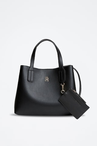 Trendy Handtas - Tommy Hilfiger - Zwart