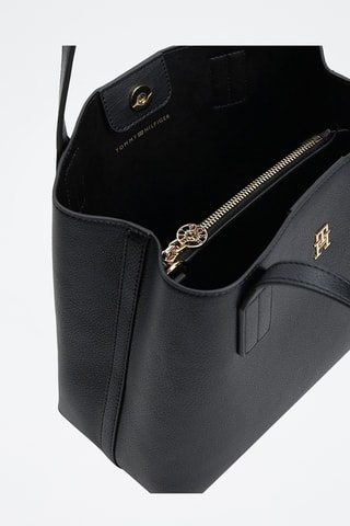 Trendy Handtas - Tommy Hilfiger - Zwart