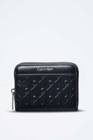 Nappaleren Portemonnee - Calvin Klein - Zwart