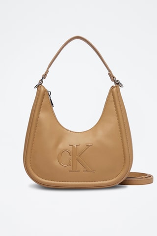 Trendy Handtas - Calvin Klein - Lichtbruin