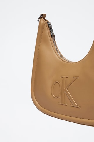 Trendy Handtas - Calvin Klein - Lichtbruin
