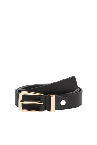 Leren Riem - Zwart - Zwart