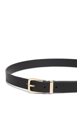 Leren Riem - Zwart - Zwart
