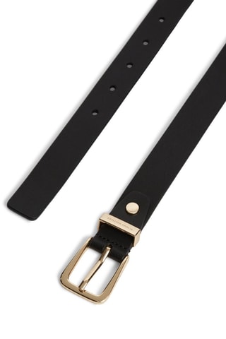 Leren Riem - Zwart - Zwart