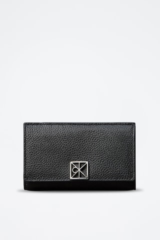 Leren Pasjeshouder - Calvin Klein - Zwart