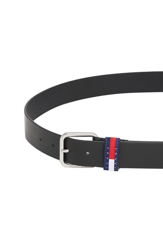 Leren Riem - Tommy Hilfiger - Zwart