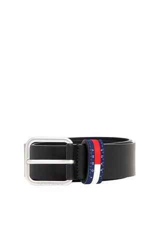 Leren Riem - Tommy Hilfiger - Zwart