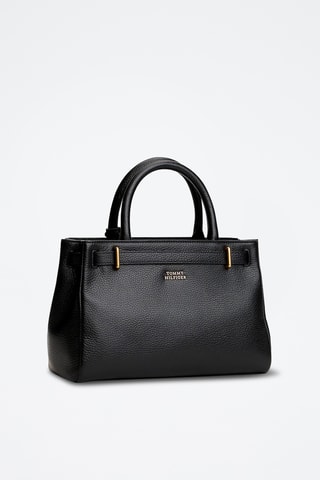Leren Handtas - Tommy Hilfiger - Zwart