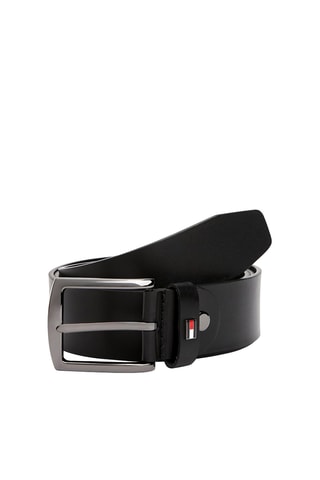 Leren Riem - Tommy Hilfiger - Zwart
