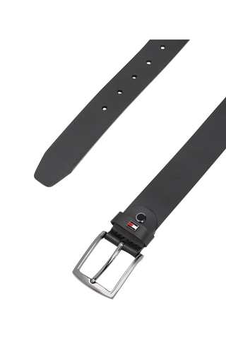 Leren Riem - Tommy Hilfiger - Zwart