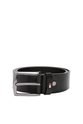 Leren Riem - Tommy Hilfiger - Zwart