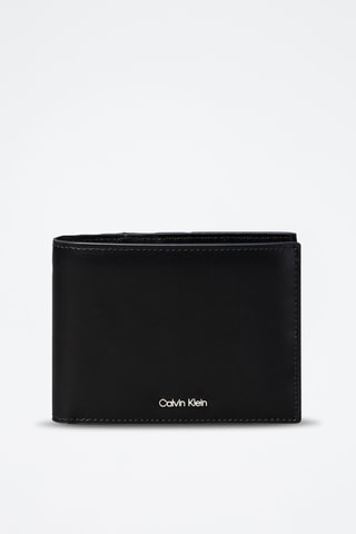 Nappaleren Portefeuille - Calvin Klein - Zwart