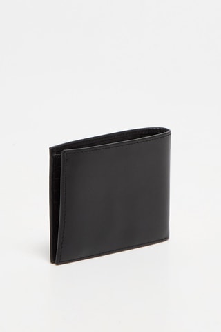 Leren Portefeuille - Zwart - Wit en zwart