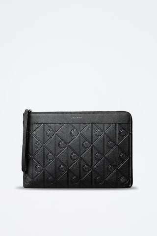 Leren Clutch - Calvin Klein - Zwart