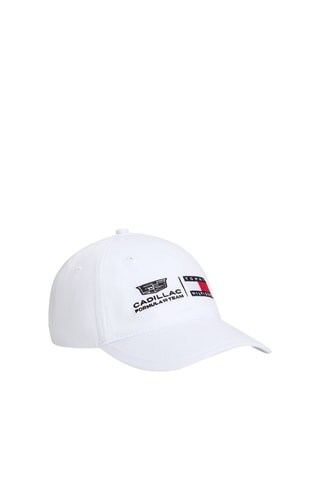 Biologisch Katoenen Pet Cadillac Formula 1 Team - Tommy Hilfiger - Wit