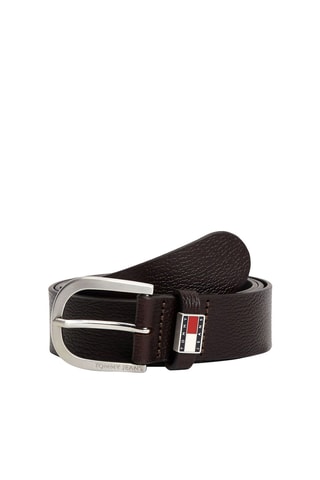 Leren Riem - Tommy Hilfiger - Donkerbruin