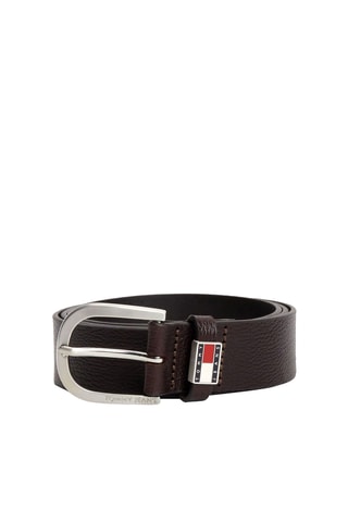 Leren Riem - Tommy Hilfiger - Donkerbruin