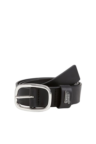 Leren Riem - Tommy Hilfiger - Zwart