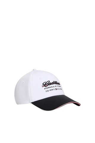 Biologisch Katoenen Pet Cadillac Formula 1 Team - Tommy Hilfiger - Wit