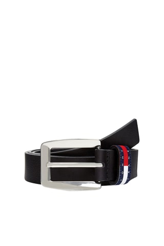 Leren Riem - Tommy Hilfiger - Zwart