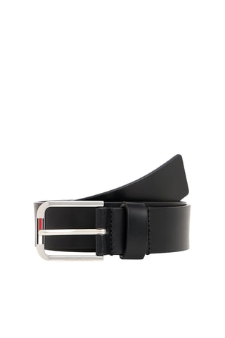 Leren Riem - Tommy Hilfiger - Zwart