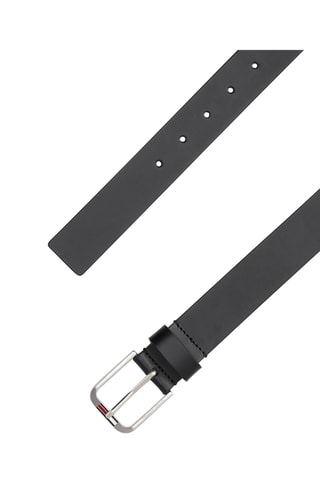 Leren Riem - Tommy Hilfiger - Zwart