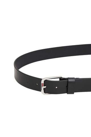 Leren Riem - Tommy Hilfiger - Zwart