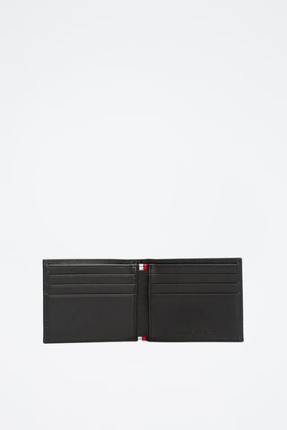 Leren Portefeuille - Tommy Hilfiger - Zwart
