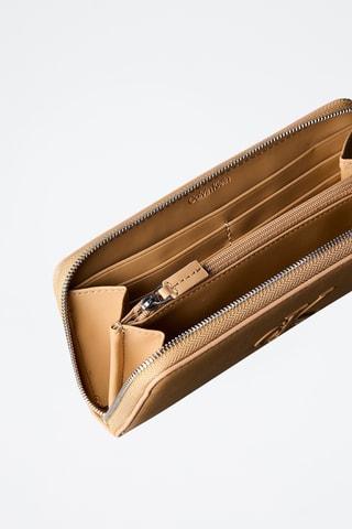 Leren Portefeuille - Calvin Klein - Beige