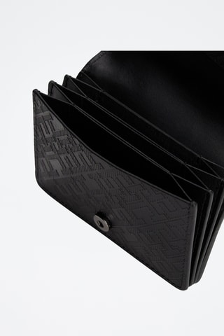Leren Portefeuille - Tommy Hilfiger - Zwart