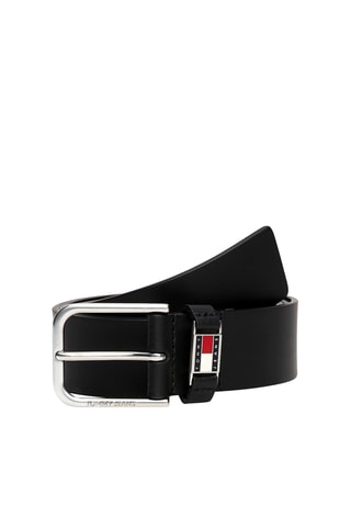 Leren Riem - Tommy Hilfiger - Zwart