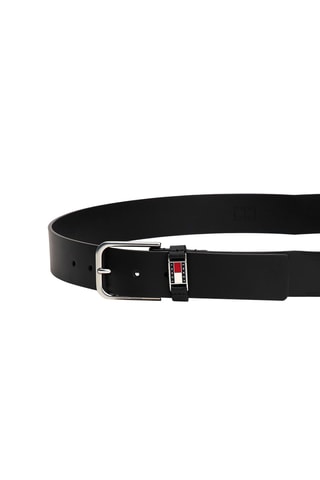 Leren Riem - Tommy Hilfiger - Zwart