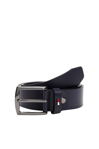 Leren Riem - Tommy Hilfiger - Blauw