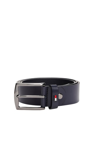 Leren Riem - Tommy Hilfiger - Blauw