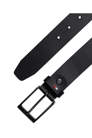 Leren Riem - Tommy Hilfiger - Zwart