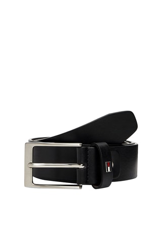 Leren Riem - Tommy Hilfiger - Zwart