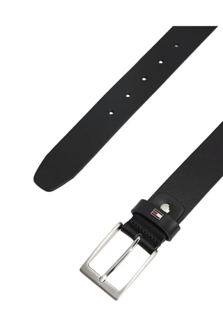 Leren Riem - Tommy Hilfiger - Zwart